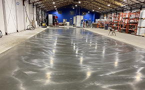 Secteur industriel en béton